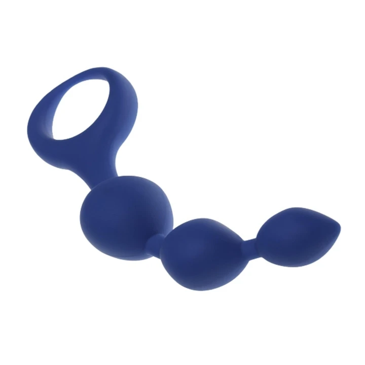 Dildo analne Adrien Lastic Triball, silikon medyczny, długość 14 cm, wodoodporny