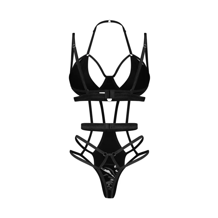 Body Keira Lise, regulowane ramiączka, fiszbiny, podkreślający talię, L/XL