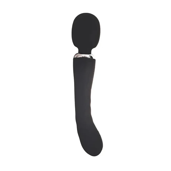 Wibrator G-spot i łechtaczkowy, silikonowy, 2 silniki, 12 trybów wibracji, 24 cm