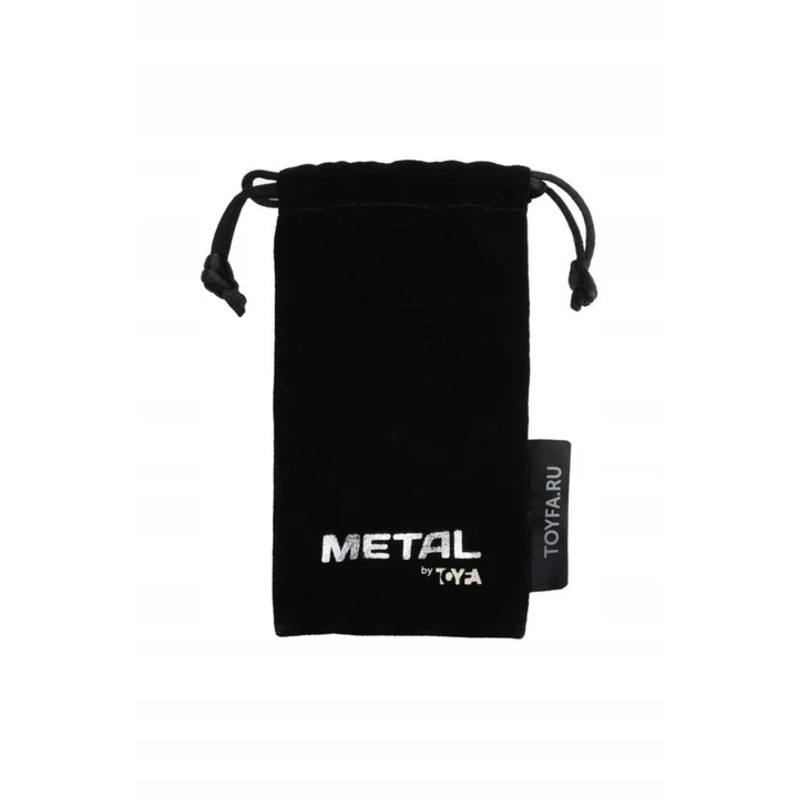 Korek analny Metal by TOYFA, 9,5 cm, metalowy z kryształkiem, O 3,5 cm, 130 g