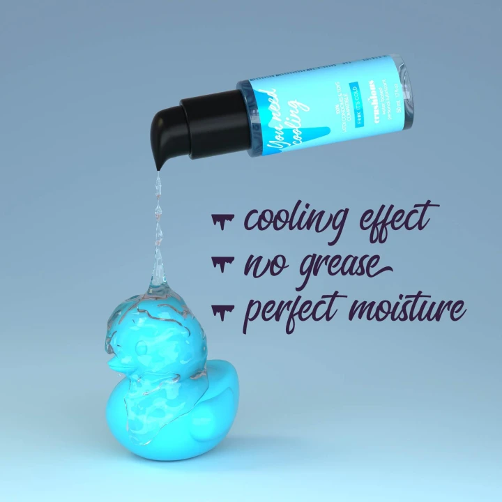 Lubrykant wodny Crushious 50 ml - Hipoalergiczny, Chłodzący, Bezpieczny dla Zabawek