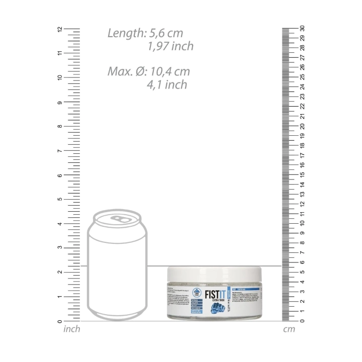 Żel nawilżający - Fist It - Ekstra Gruby, 300 ml, bezbarwny, bezzapachowy, dermatologiczny