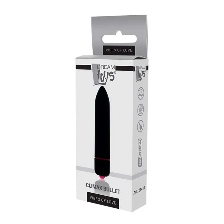 Wibrator kulkowy Vibes of Love — 10 trybów, kompaktowy, zasilany baterią