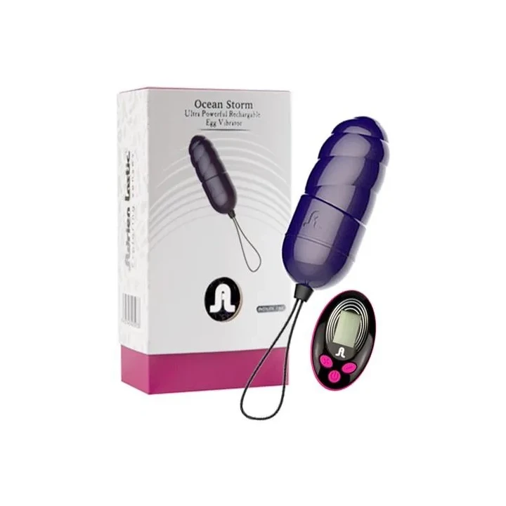 Wibrator jajko wibracyjne AD.Ocean Storm, 10 funkcji, wodoodporny, z pilotem