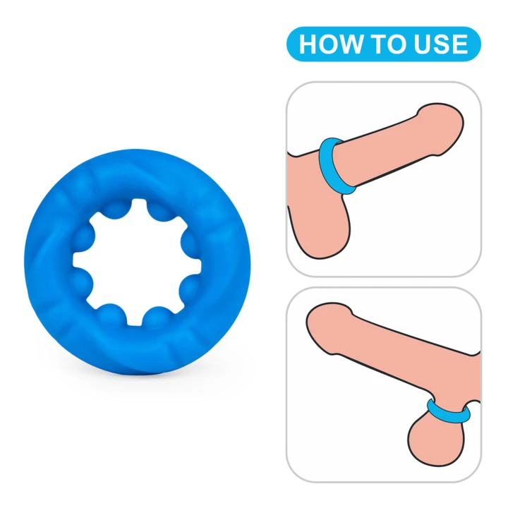 Rozciągacz do ciała Pinnacle Pro z teksturą, silikonowy, 2,4 cm