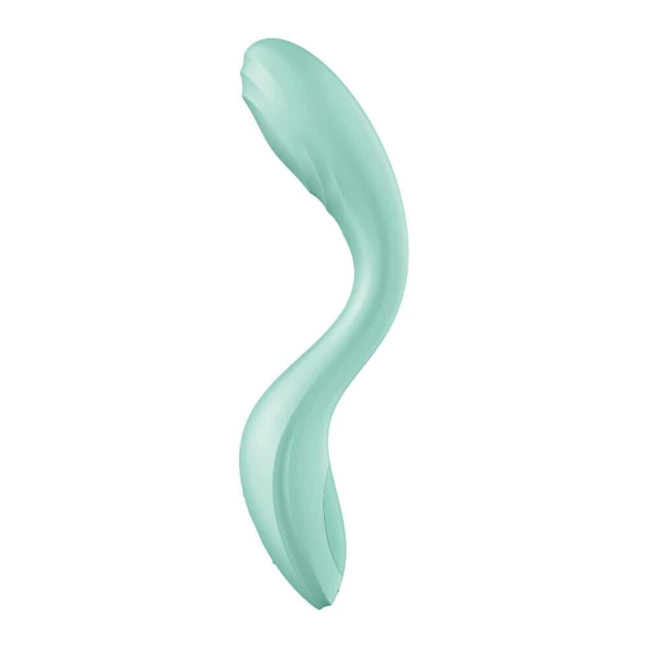 Wibrator G-Spot Satisfyer Rolling Pleasure, wodoodporny, 2 silniki, zielony 22 cm