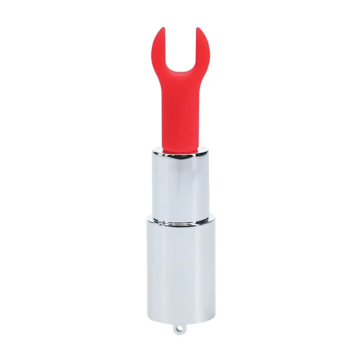 Wibrator mini - Angel, 5 prędkości, 4 końcówki, designerski etui, 40 dB