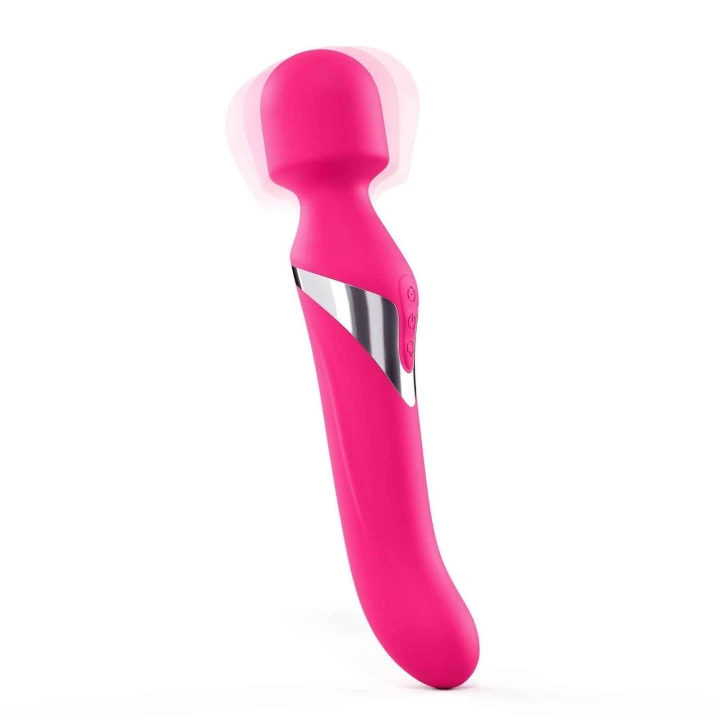 Wibrator rotacyjny Dorcel Dual Orgasms, silikon, 7 trybów wibracji, wodoodporny