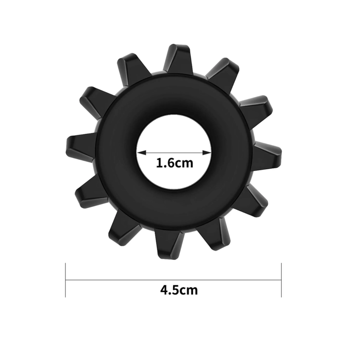 Pierścień erekcyjny POWER PLUS, średnica 1,6 cm, materiał TPE, elastyczny