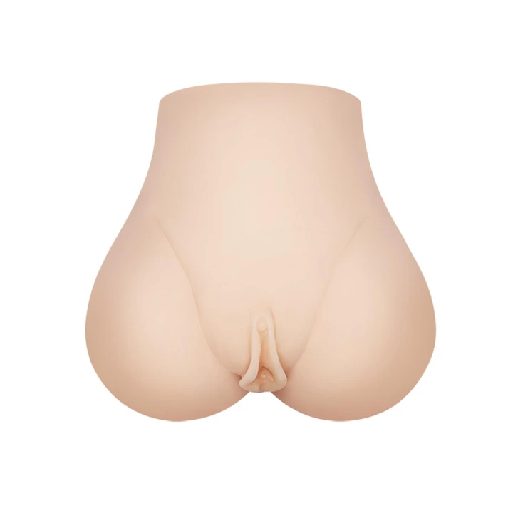 Masturbator BAILE z wibracjami, ultra realistyczny materiał, podwójne otwory