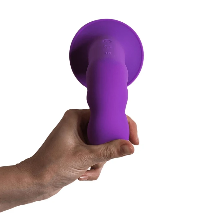 Dildo A.D. Hitsens 3 - 18,2 cm, silikon premium, 10 trybów wibracji, lila