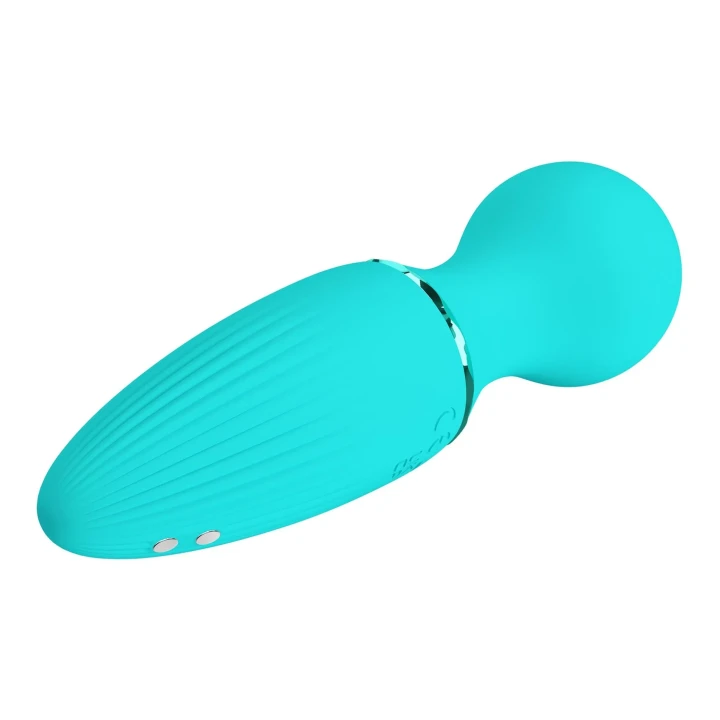 Mini Masażer Dwayne, Silikonowy, 10 trybów wibracji, Wodoodporny, 12 cm