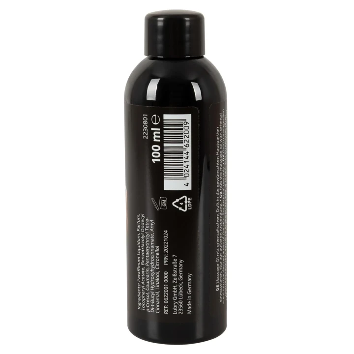 Olejek do masażu erotycznego Oriental Ecstasy, 100ml, z olejkiem jojoba, nawilżający