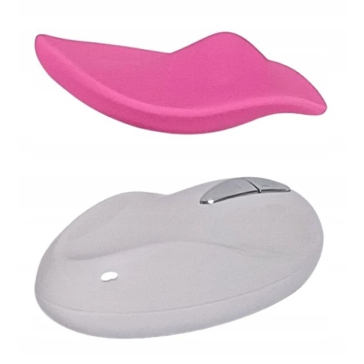 Wibrator jajeczko JOS RUMBA - silikon, 12 programów, różowy z srebrnymi akcentami