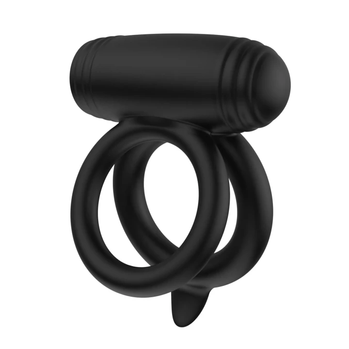 Pierścień erekcyjny EXTREME C-RINGS - podwójny, 10 trybów wibracji, wodoodporny IPX7