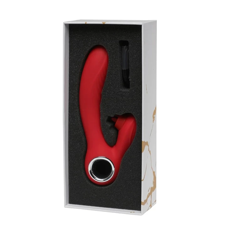 Wibrator G-Spot Rouge Velvet z silikonu, 10 trybów wibracji, wodoodporny IPX 6