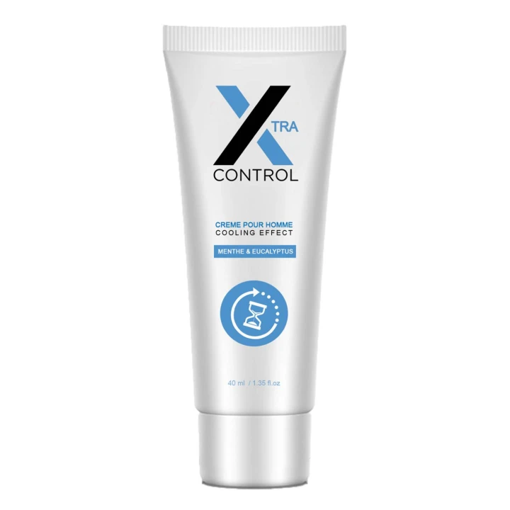 Krem do pielęgnacji penisa X-CONTROL, 40 ml - chłodzący i znieczulający efekt