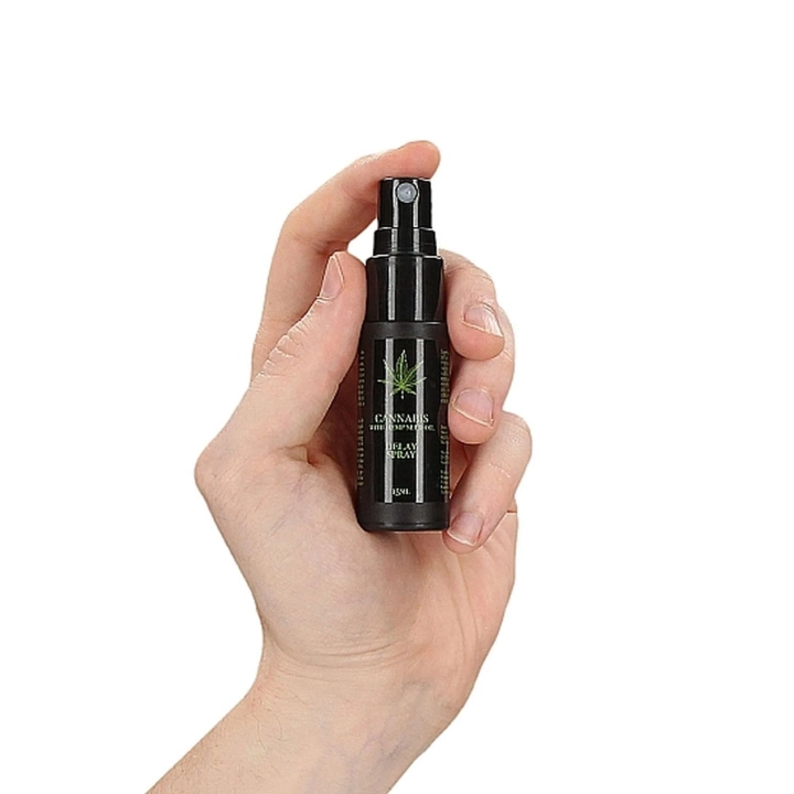 Spray opóźniający Cannabis Delay - 15 ml, z olejem z nasion konopi, działanie anestetyczne