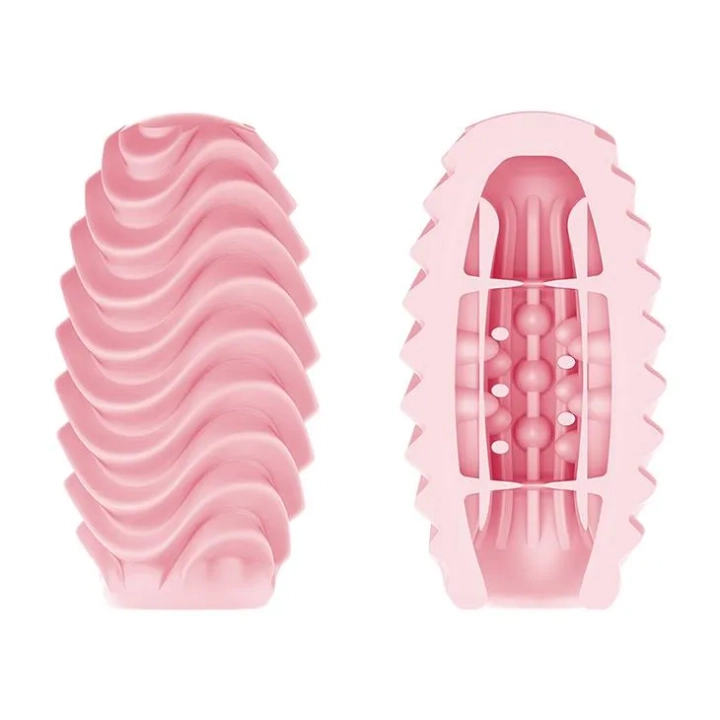 Masturbator podwójny PRETTY LOVE - rozciągliwy TPR, wodoodporny, różowy