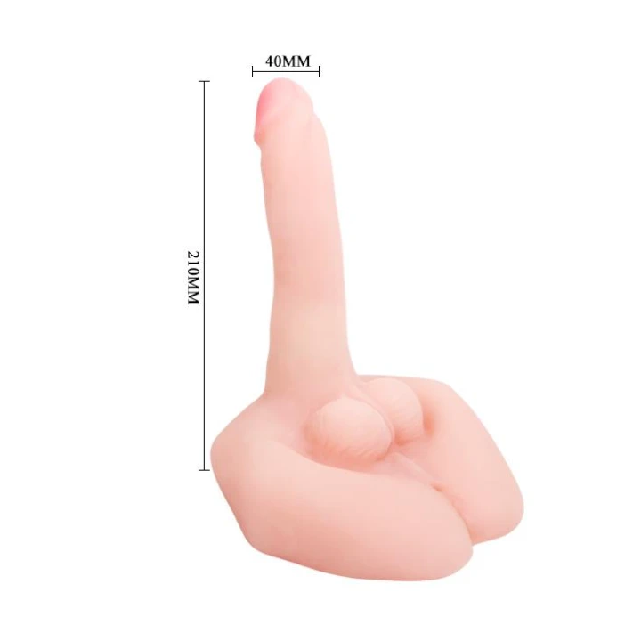Dildo BAILE - Wibracje, Obracanie, Zdalne Sterowanie, 21 cm