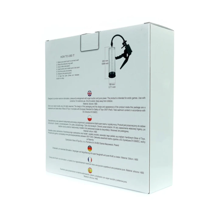 Pompka próżniowa Powerpump PRO 02 - Wysoka jakość, silikon, efekty szybkościowe