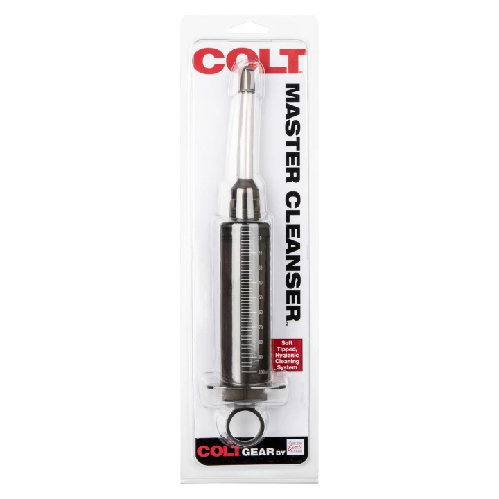 Irygator analny COLT Master Cleanser PVC, 100 ml, wodoodporny, długość 12 cm