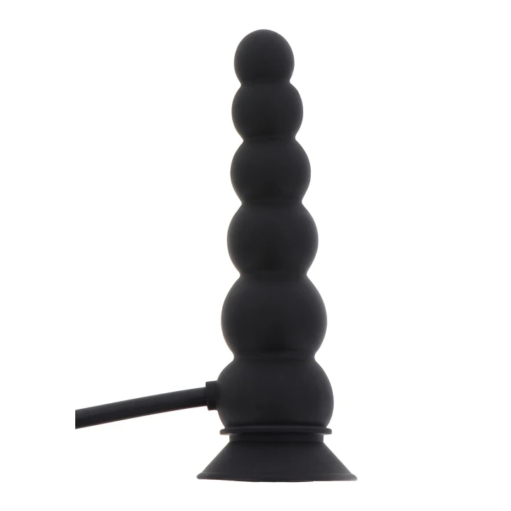 Plugin analny z pompką HIDDEN DESIRE, silikonowy, średnica 4.5-7 cm, długość 17-22.5 cm