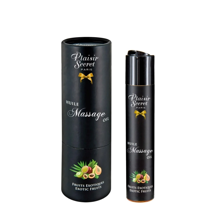 Olejek do masażu Plaisir Secret - Egzotyczne owoce, 59ml, Nawilżenie i zmysłowe aromaty
