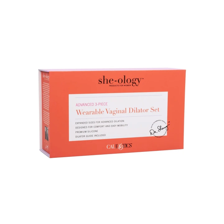 Wziernik silikonowy, She-ology, 3 szt., ergonomiczny, wodoodporny, hypoalergiczny