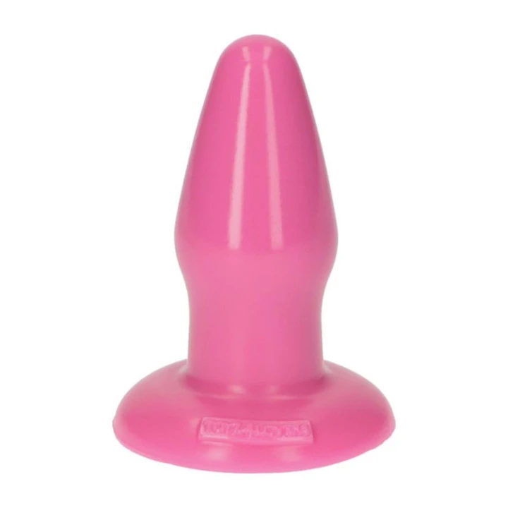 Wtyczka analna Milo Pink, PVC, 4.5 cm, z przyssawką, idealna dla początkujących
