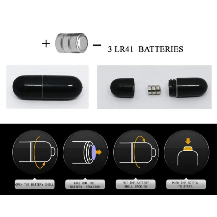Wibrator delfin BAILE BI-010133-2, z doładowaniem, 3 poziomy wibracji, czarny