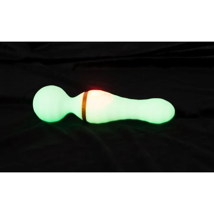Wibrator Wand You2Toys - Fluorescencyjny, Wodoodporny, 9 trybów wibracji, 19,5 cm