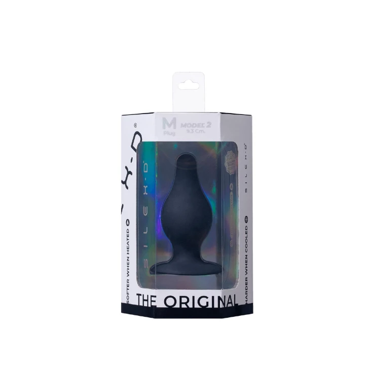 Wibrator SilexD Model 2 M. Elastyczny silikon, realistyczna tekstura, 7,2 cm