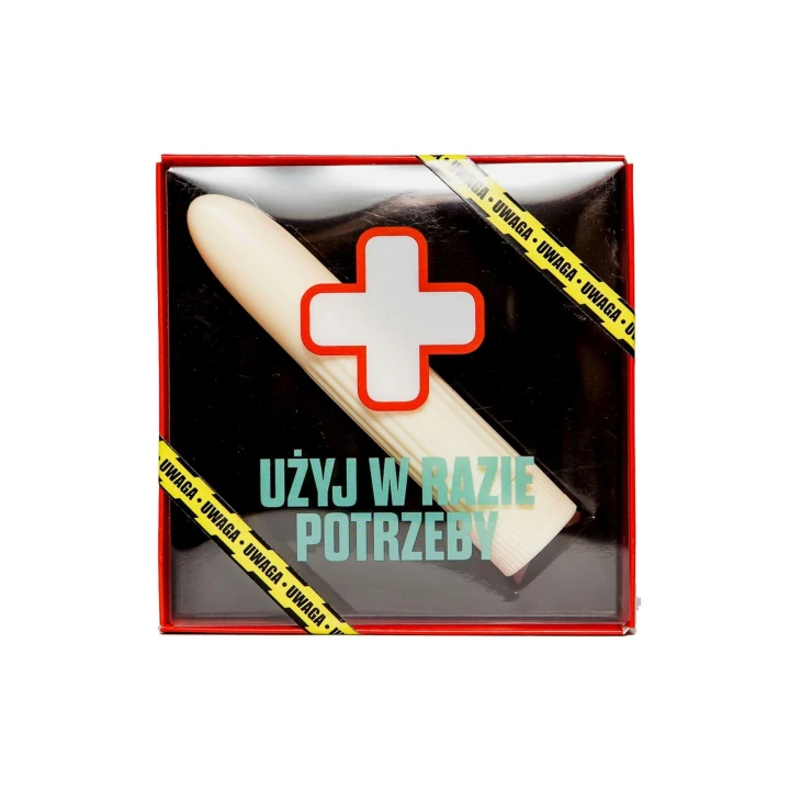 Wibrator - Biały, Wibrujący z regulacją prędkości, Zabawne opakowanie