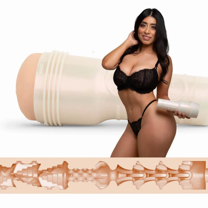 Masturbator Fleshlight - Violet Myers, 25 cm, SuperSkin, regulowane ssanie
