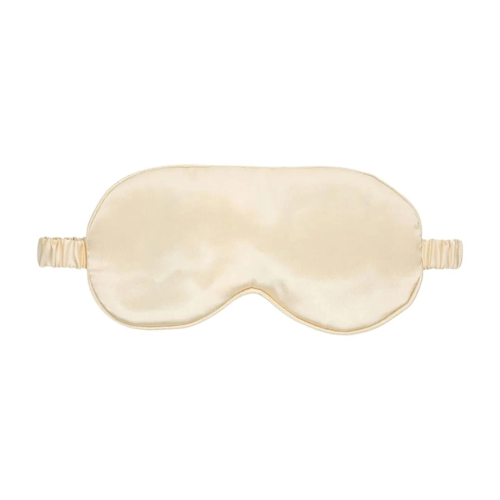 Opaska na oczy Satin - Gold | Materiał: elastan/poliester, miękka, elastyczna