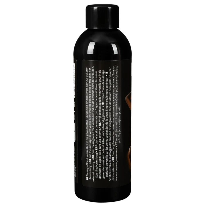 Olej do masażu waniliowy, 200 ml - wysokiej jakości, zmysłowy zapach, nawilżający