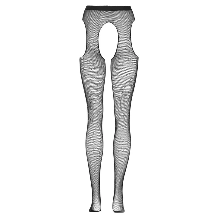 Rajstopy pończochy COTTELLI LINGERIE z otwartym krokiem, brokat, elastyczny materiał