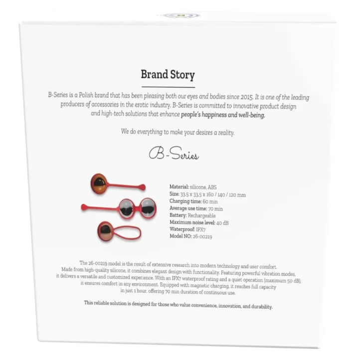 Kulki Kegla - Trinity Tones - Wodoodporne, wibracyjne, silikonowe, 3 szt.