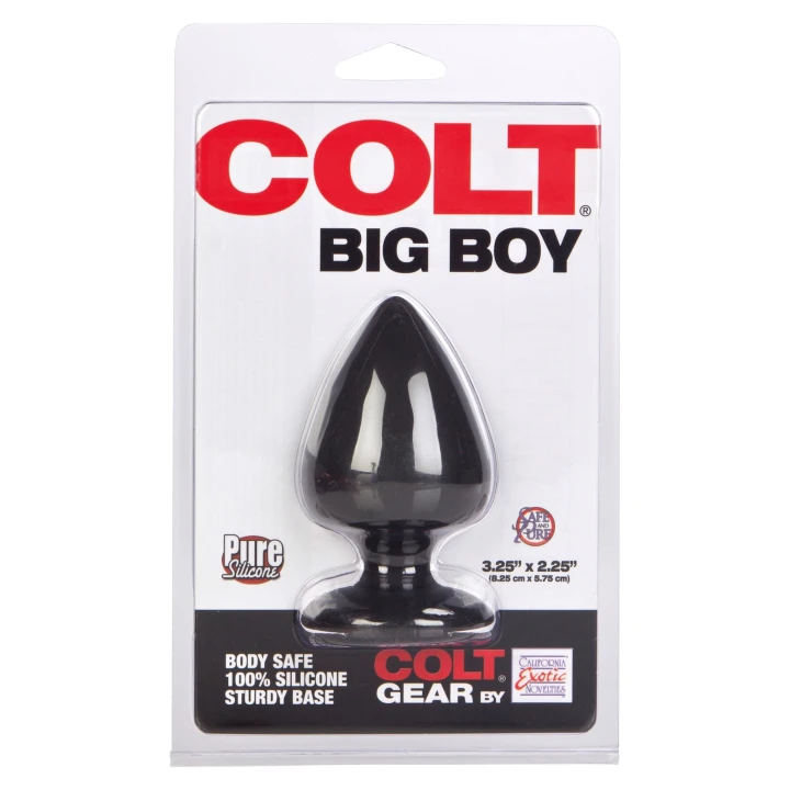 Plug analny COLT Big Boy - silikonowy, 5.75 cm średnicy, 8.25 cm długości