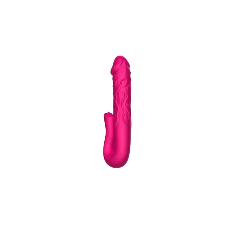 Dildo Realistyczny z Wibracją, Silikon Medyczny, 10 Prędkości, Wodoodporny IPX7