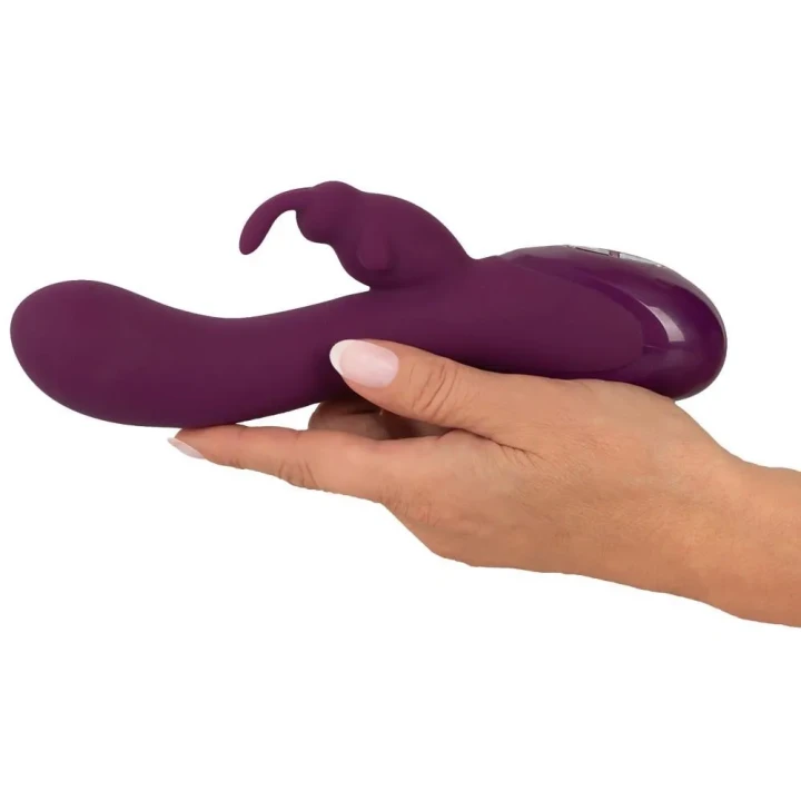 Wibrator Rabbit Sweet Smile, silikonowy, 15 trybów wibracji, wodoodporny, 21,4 cm