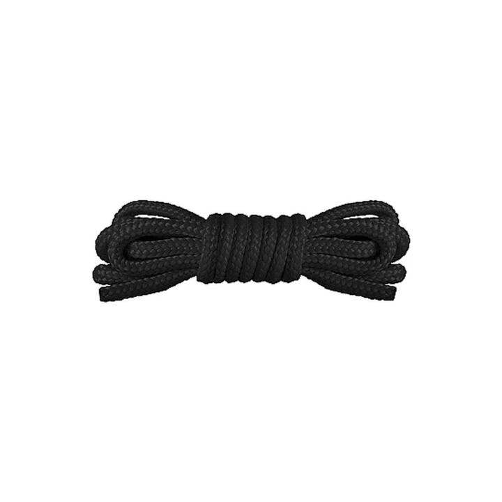Linka bondage - 1,5m, Nylon, czarna, 8mm - idealna do gier dominacji