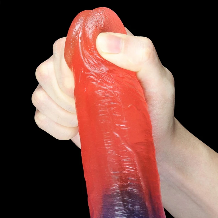Dildo 23 cm Realistyczne Żyłkowanie, Przysysająca Podstawa, TPE