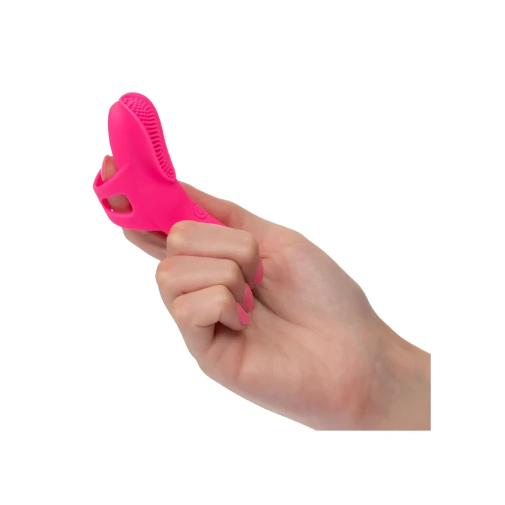 Masażer na palec Neon Vibes Nubby Vibe, silikonowy, wodoodporny IPX7, 10 funkcji