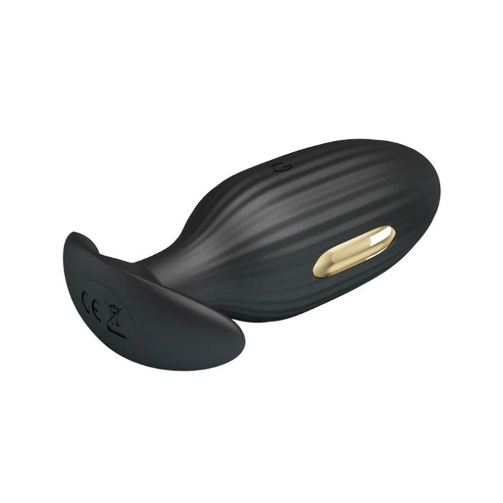 Korek analny Pretty Love Jefferson – 12 funkcji, USB, sterowanie aplikacją, czarny