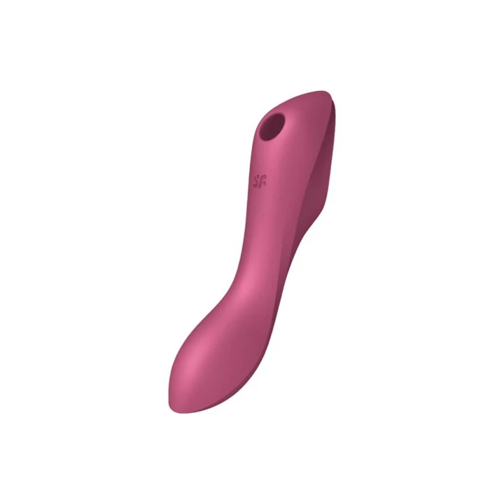Wibrator wielofunkcyjny Satisfyer Curvy Trinity 3, silikon, 3 silniczki, IPX7