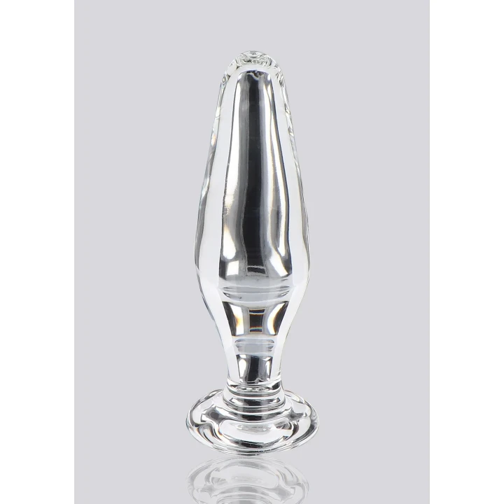 Plug analny TOYJOY GLASS WORXX, szklany, wodoodporny, 12 cm, łatwy w użyciu
