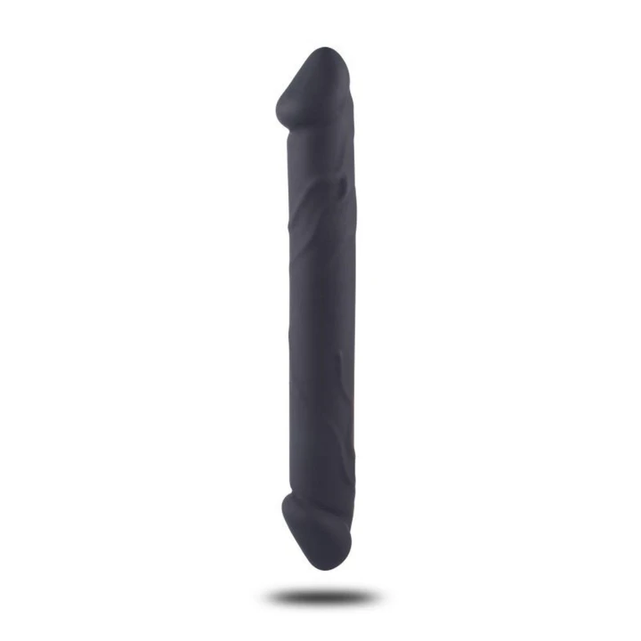 Dildo podwójne Toyz4Lovers, 23 cm, wodoodporne, silikon medyczny