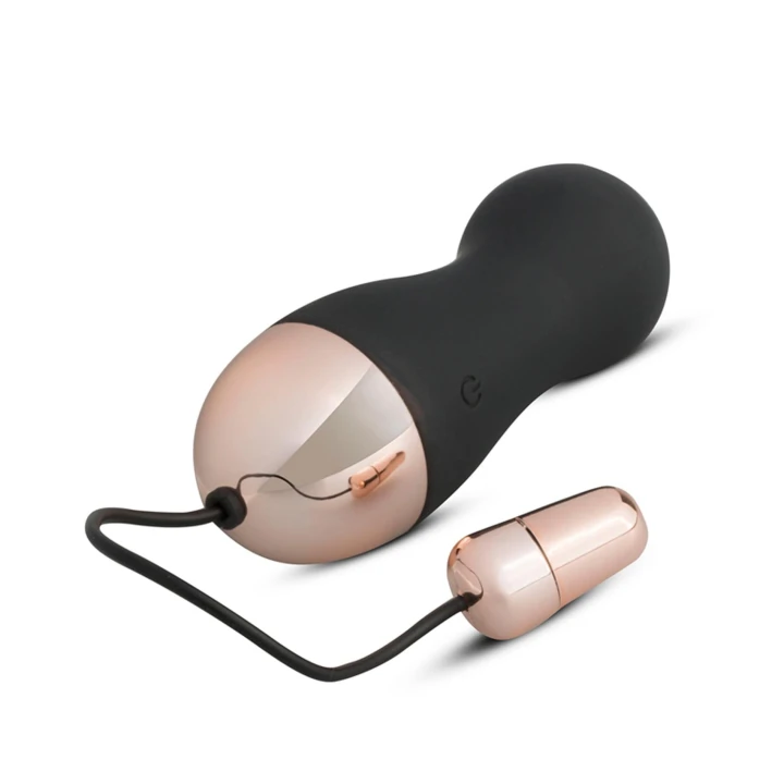 Wibrujące jajko Teazers z pilotem, 10 ustawień wibracji, ładowalne, silikonowe